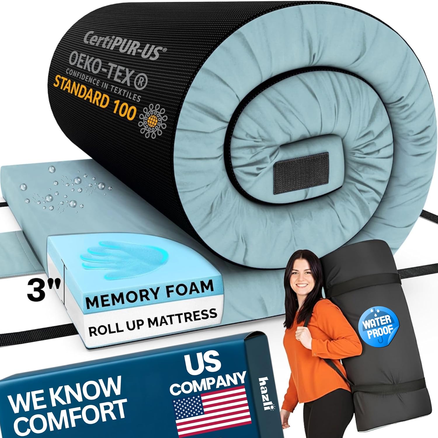 Matrix Air-Cell Memory Foam Camping Mattress
